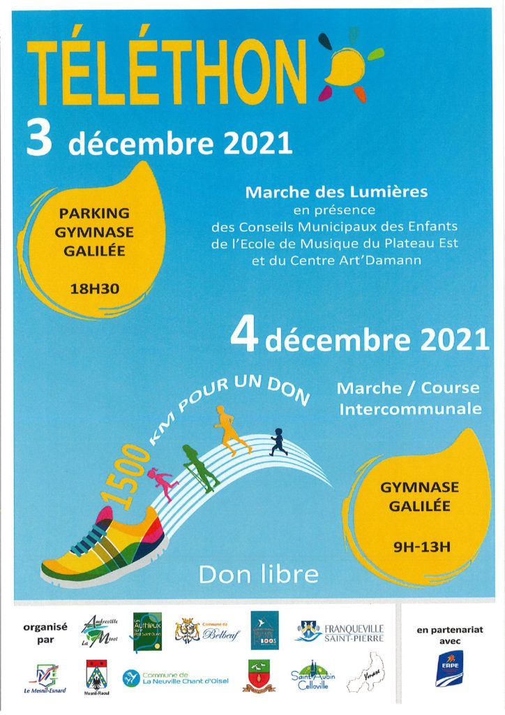 Affiche marche des lumières