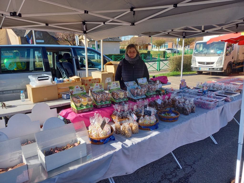 Photo stand sucré marché de boos