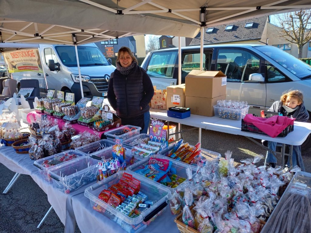 Photo stand sucré marché de boos 2