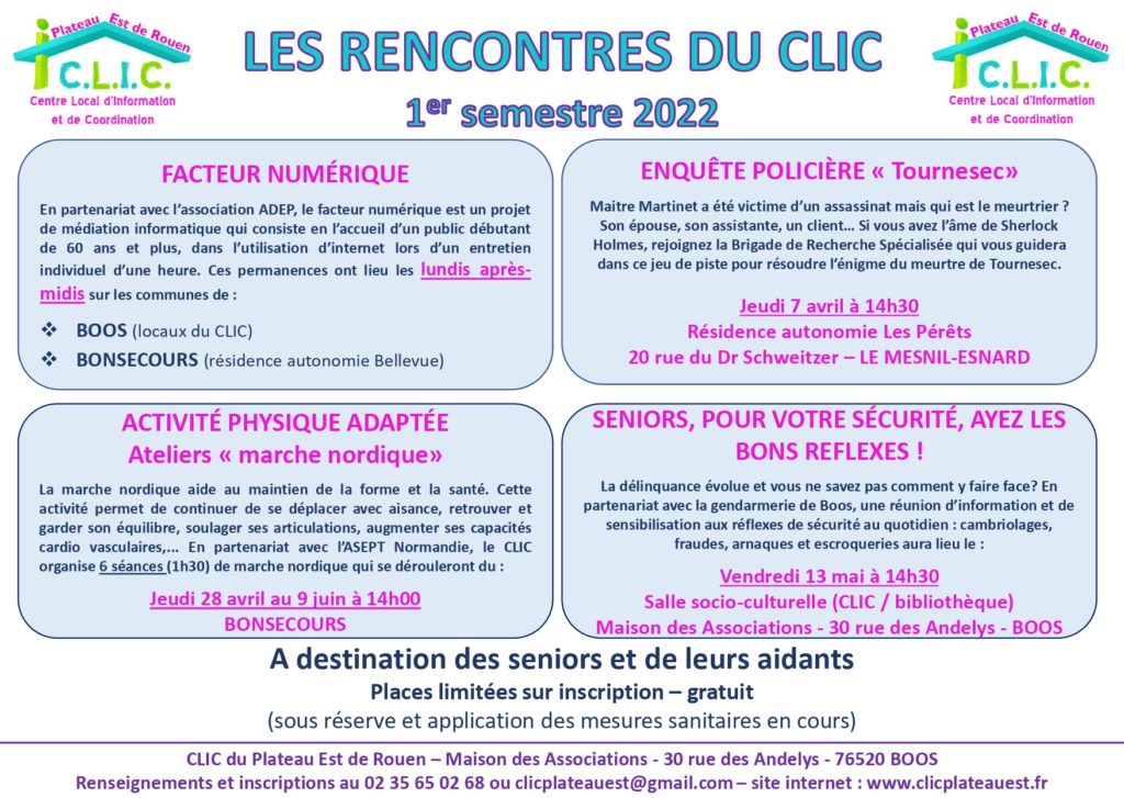 memo actions collectives - 1er semestre 2022