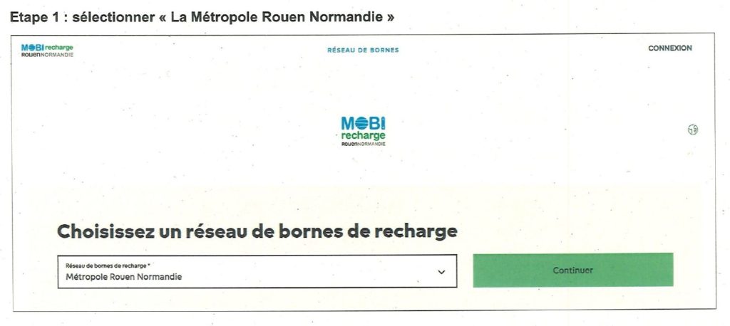 Info mobi recharge étape 1