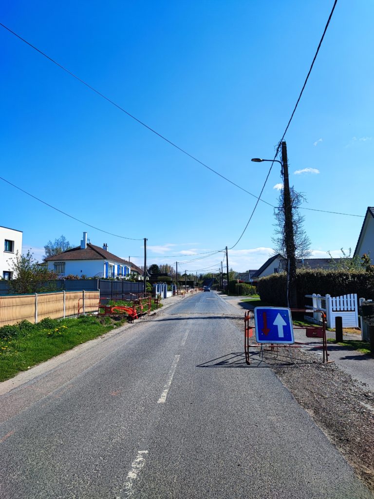 travaux d'effacement rue du bois d'ennebourg 4