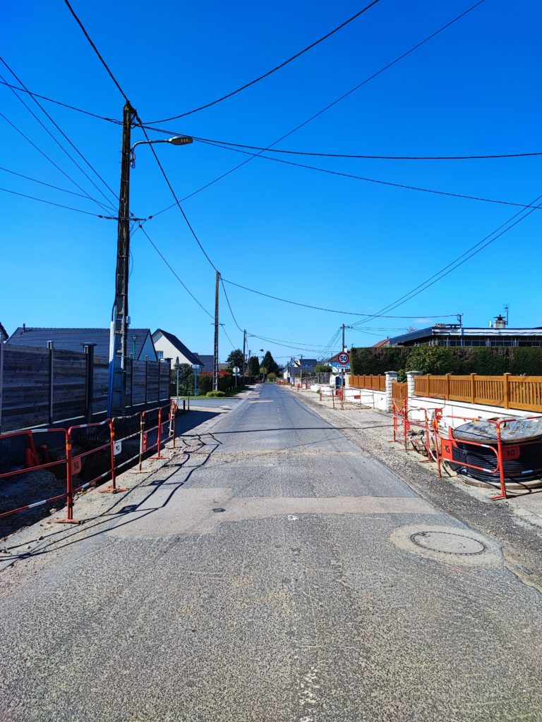 travaux d'effacement rue du bois d'ennebourg 2