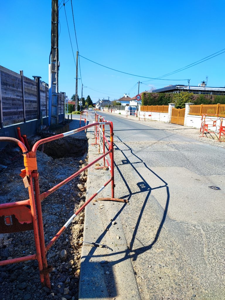 travaux d'effacement rue du bois d'ennebourg 1