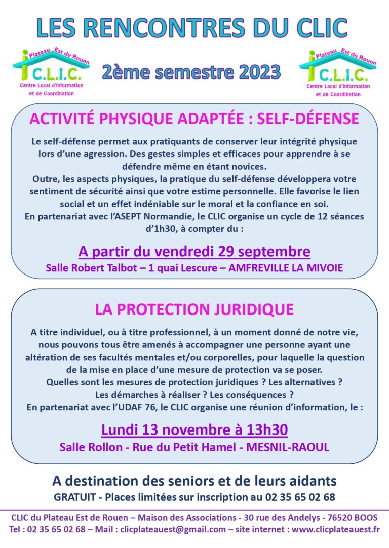 CLIC memo actions collectives - 2ème semestre2