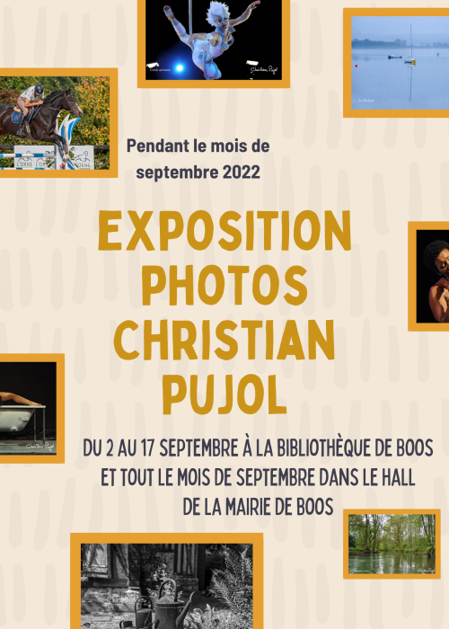 Affiche exposition Christian PUJOL