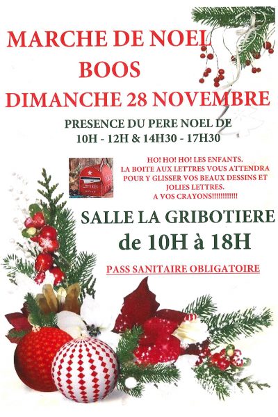 Affiche marché de Noël 2021
