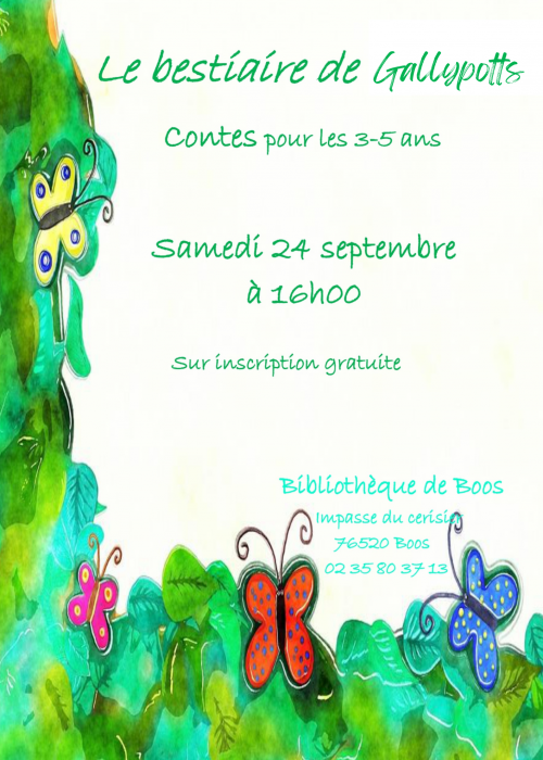 Bibliothèque contes Gallypotts