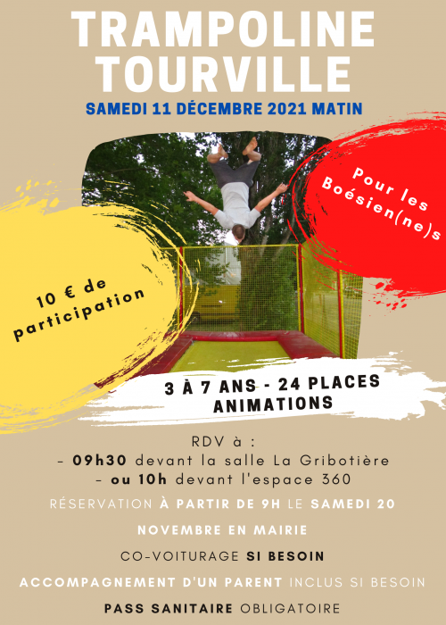 Session trampoline 3-7 ans
