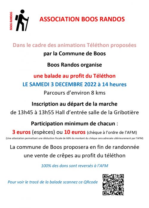 TELETHON boos randos - 03.12.22 à 14h