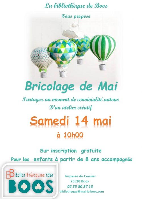 affiche côté atelier mai 2022 biblio