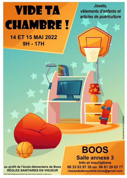 affiche vide ta chambre 14 et 15 mai 2022
