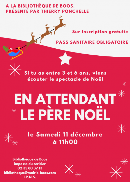 Affiche en attendant le père noël